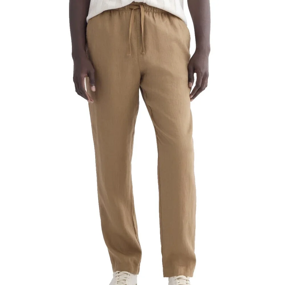 Everlane Men's The Easy Linen Pant In Toasted Coconut Size M